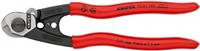Knipex Wire Cable Cutters, Plastic Grip (95 61 190)