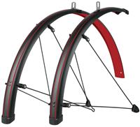 Sks Bluemels Stingray Mudguard Set 700C Black/Red
