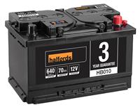 Halfords Hb010/Hcb100 Lead Acid 12V Car Battery 4 Year Guarantee