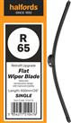 Halfords R65 Wiper Blade - Flat Upgrade - Single