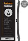 Halfords Advanced Silicone Wiper Blade X14 Inch