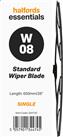 Halfords Essentials Single Wiper Blade W08 - 26 Inch