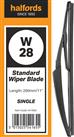 Halfords W28 Wiper Blade - Single