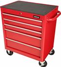 Halfords 5 Drawer Cabinet - Red
