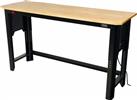 Halfords Advanced 72In Workbench With Rubber Wood Top