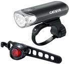 Cateye El135 And Orb Black Rear Bike Light Set