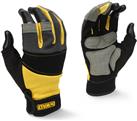 Dewalt Dpg213L Fingerless Gloves, Black/Yellow/Grey