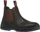 Hard Yakka Banjo Elastic Gusset Mens Safety Boot - Brown - Size 10