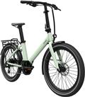 Eovolt Evening Step Through Electric Folding Bike - Sage Green - 24 Inch Wheel