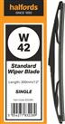 Halfords W42 Wiper Blade - Single