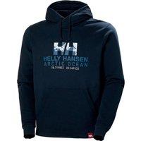 Helly Hansen Mens Arctic Ocean Organic Cotton Hoodie Purple S