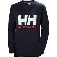 Helly Hansen Women's HH Logo Cotton Crew Neck Jumper Navy XS