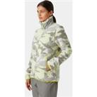 Helly Hansen Womens Imperial Printed Pile Jacket Green XL