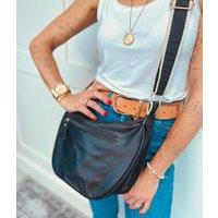 Black Soft Crescent Bag