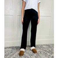 Black Loungewear Plain Pyjama Bottoms Size 10L