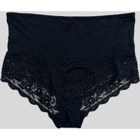 Black Lace Trim Full Briefs Size 22