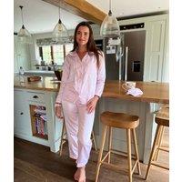Gift Boxed Satin Pink Pyjamas Size 8/10