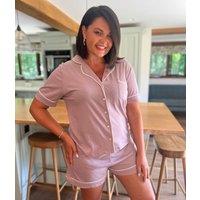 Mauve Cotton Modal Short Pyjama Set Size 6