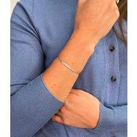 Silver Izmir Diamante Drawstring Bracelet