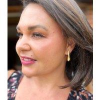 Gold Long Teardrop Earring Size One Size