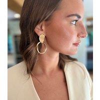 Gold Statement Drop Earring Size One Size