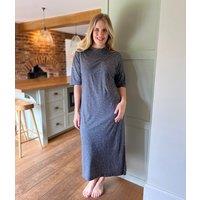 Grey Star Print Cotton Modal Nightdress Size 4/6