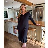 Black Lace Insert Nightdress Size 24/26