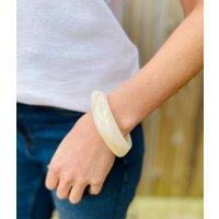 Opal Solid Vintage Style Bangle