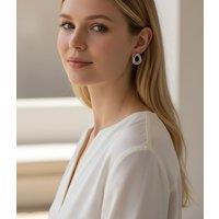 Silver Knot Clip On Earrings