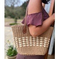 Natural Raffia Shopper Bag