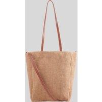 Riviera Raffia Shoulder Bag