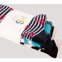 Anchors Happy Socks 3 Pack Size 7.5-11.5