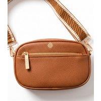 POM Chestnut Brown Vegan Leather Camera Bag