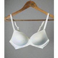 Soft Padded White T Shirt Bra Size 34B