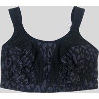 Black Print Ultimate Support Sports Bra Size 30D