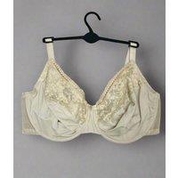 Nude Lace Trim Minimiser Bra Size 34C