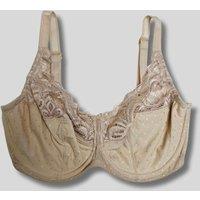Almond Amelia Wired Lace Full Cup Bra Size 38H