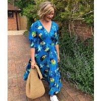 Deena Floral Midi Dress 8 10 Size 8