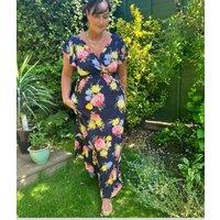 Navy Summer Maxi Dress Size 22