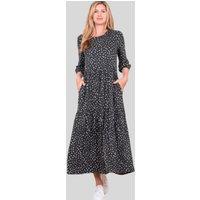 Brakeburn Grey Spotty Jersey Dress Size 8