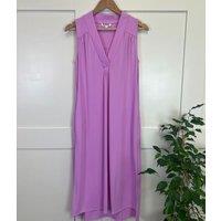 Pink Sleeveless Shift Dress Size 14