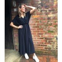 Black Belted Midaxi Dress Size 10/12