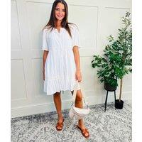 Broderie Anglaise Tiered Dress Size 16/18