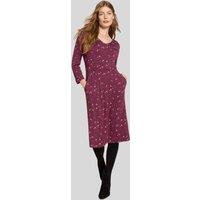 Tallie Plum Print Midi Dress Size 8