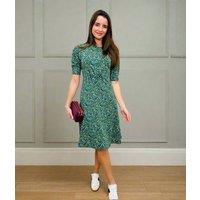 Green Cassandra Jersey Swing Dress Size 22