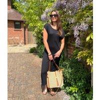 Black Casual Midi Dress Size 20/22