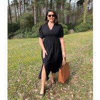 Black Emily Midi Dress Size 6