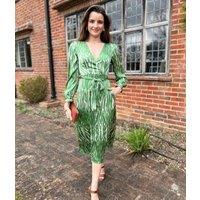 Green Lucia Midi Dress Size 14