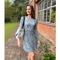 Abstract Print Jersey Skater Dress Size 10R