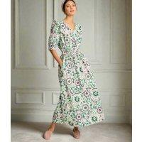 Rosalie Floral Frill Dress Size 16